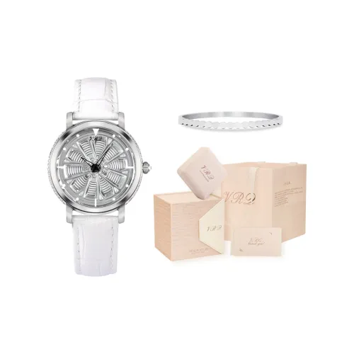 VRQ Possession Collection Ferris Wheel Кварцевый механизм Часы Женские Часы Серебристый циферблат