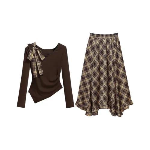 QIAOMONVHAI Женские Комплекты с Юбкой