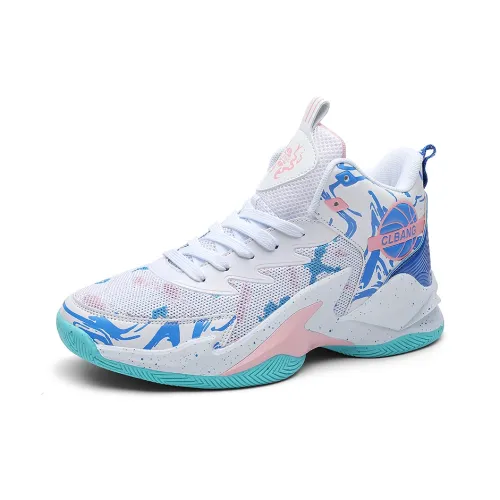 WAVECREST Амортизаторы Shock Abrasion Resistant Slip Resistant High Топ Баскетбольные кроссовки Унисекс