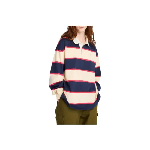 Timberland Синие Белые Полоски Унисекс Поло