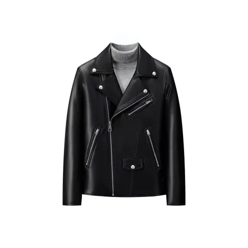 Topland Черный Унисекс Кожаные куртки