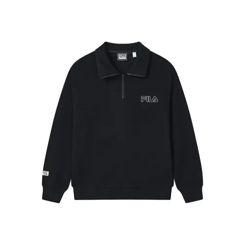 FILA Глубокий черный BK Унисекс Свитшоты