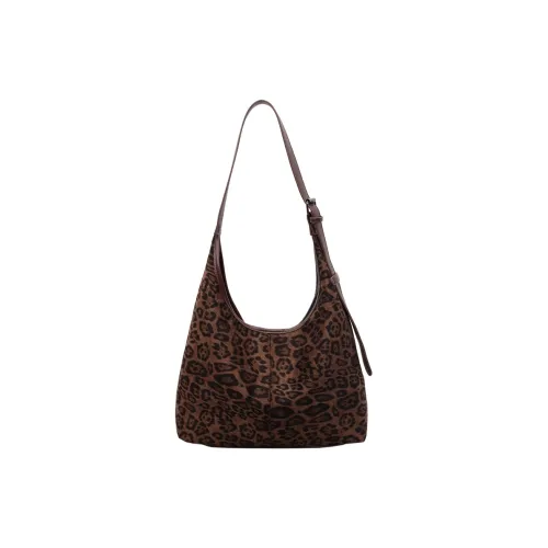 Single Warehouse ПУ (полиуретан) Сумка через плечо Большая Женская Кофейная Черная