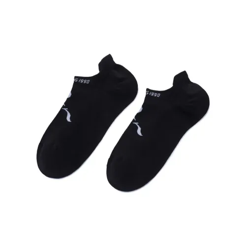 LI NING 1990 Classic Collection Низкие носки Унисекс 1 упаковка Черный