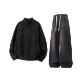 Черный топ + Черные брюки