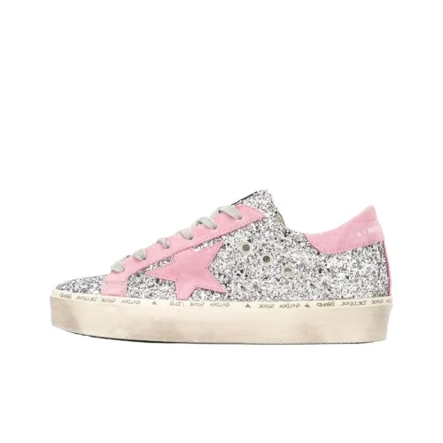 Golden Goose Hi Star Стильные Скейтбординги Женские Серебряные