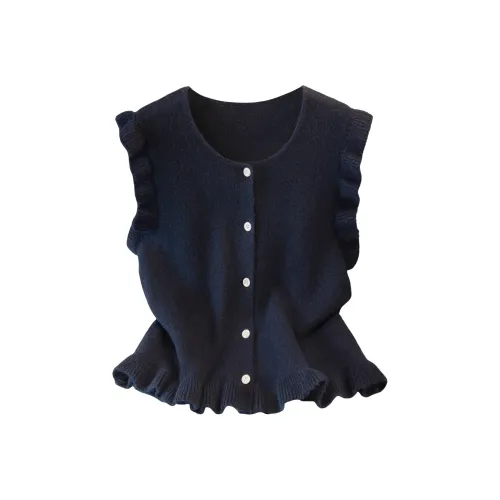 Cypress House Темно-синие женские жилеты