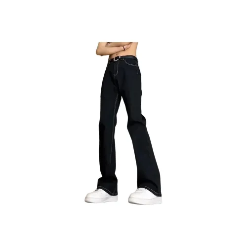 CARE NOTE Черные Унисекс Джинсы