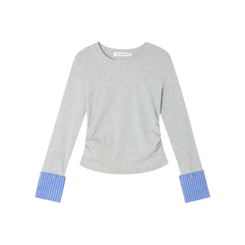 LOVE ASGONY Длинный рукав Т-рубашка Женская