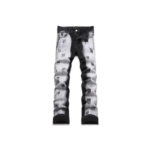 THINGYLAB Мужские черные джинсы