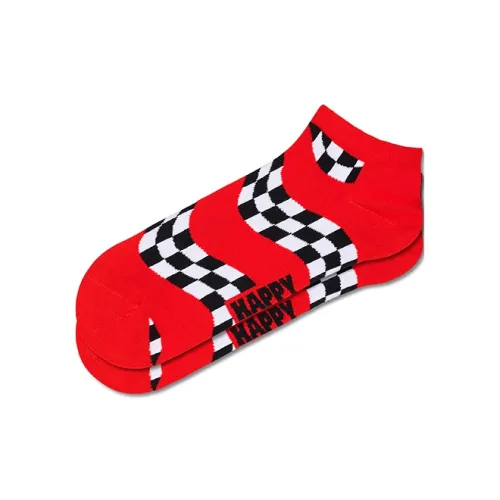 Happy Socks Red Unisex Mid Calf Socks Happy Socks Красные Унисекс Носки до икры Mid