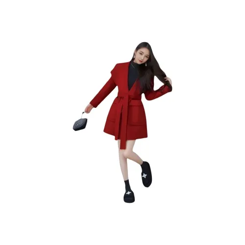 SEAR OFFICIAL Red Women's Coat SEAR OFFICIAL Красный Женское Пальто