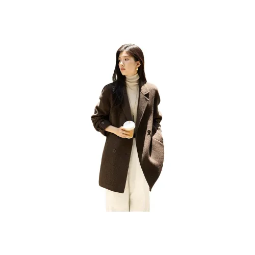 XWI Oil Chestnut Brown Women's Coat XWI Масло Каштаново-коричневый Женское Пальто