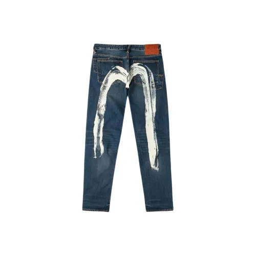 EVISU Джинсовый Синий Мужские Джинсы
