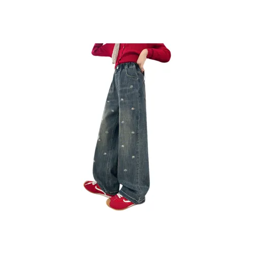 ZHIO Blue Gray School Age Jeans ZHIO Синие Серые Джинсы для школьного возраста