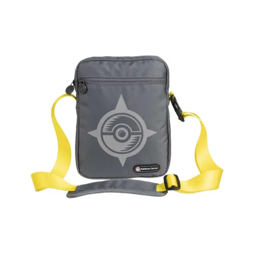 POKEMON RPET Полиэстер Сумка через плечо Сумка на плечо Маленькая Унисекс Серый и Желтый