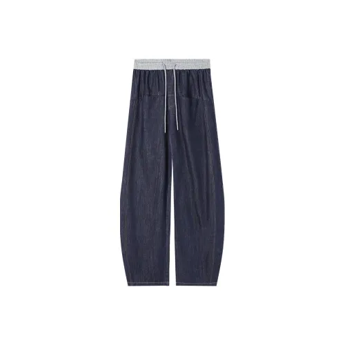 LOUISY AO Темно-синий женский джинсы