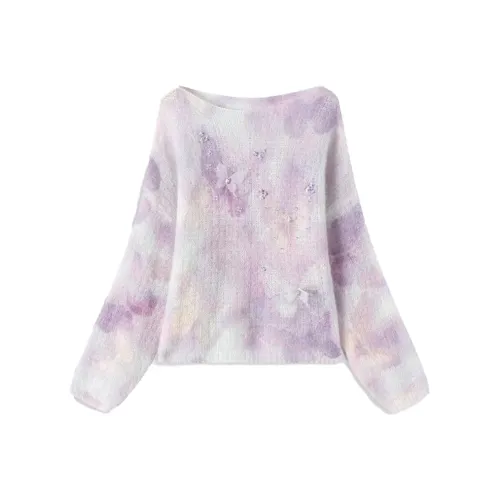 SYEEE WITH U Фиолетовый Женский Трикотаж