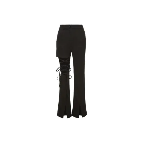 WARNING LIGHT Черные Женские Джинсы