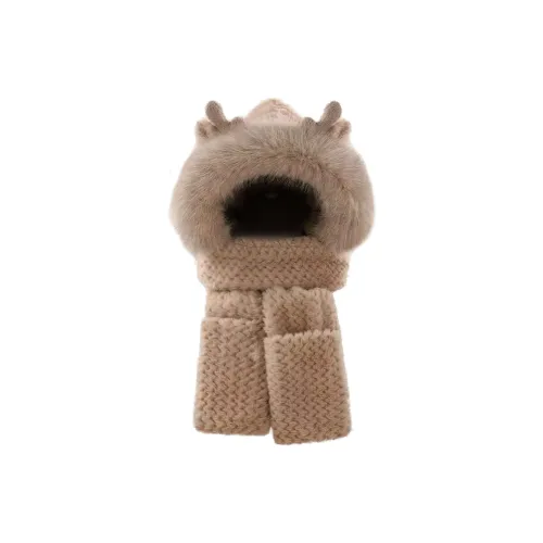 IOTS Полиэстер Капюшоны и Плюшевые Шапки Женские