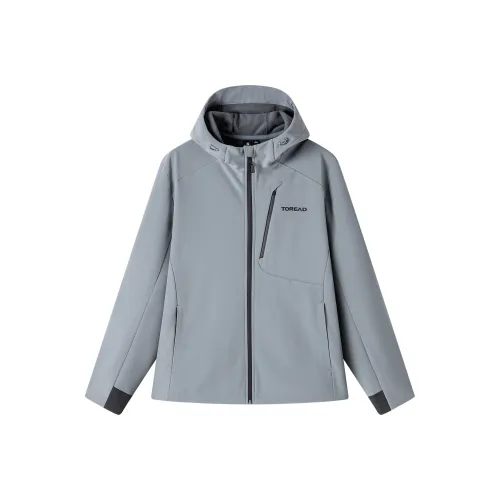 TOREAD Лунный Каменный Серый Унисекс Softshell Куртки