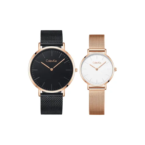 ColevKie Кварцевый механизм ремешок из нержавеющей стали унисекс белый циферблат