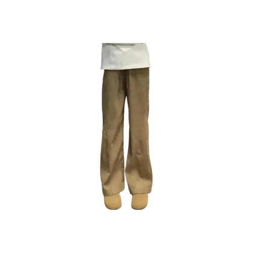 TR Хаки Унисекс Повседневные Брюки