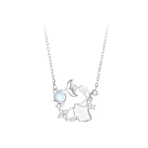 LAA 999 Fine Серебряные Ожерелья Женские