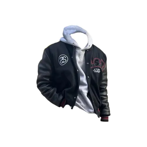 PWUE Черный Унисекс Бейсбольные Джерси