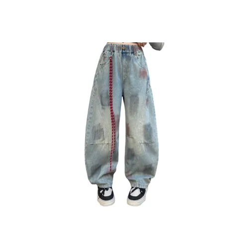 Meng Jia class Синие школьные джинсы