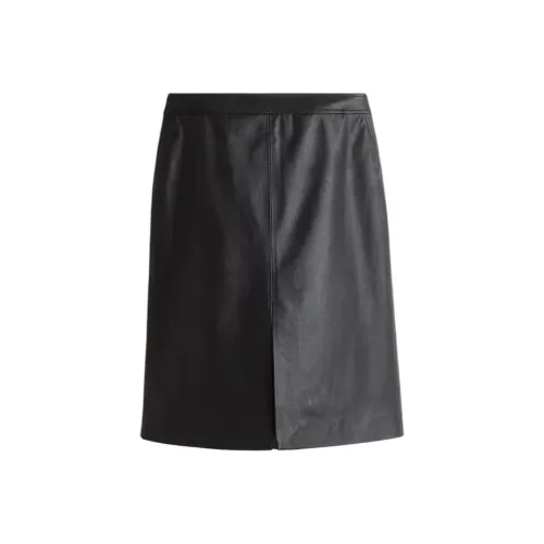 H M Черные Женские Повседневные Длинные Юбки