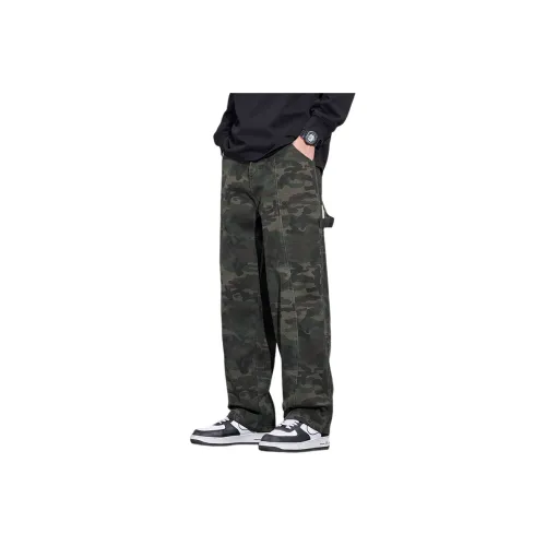 SAIHAN Камуфляж Унисекс Повседневные Штаны