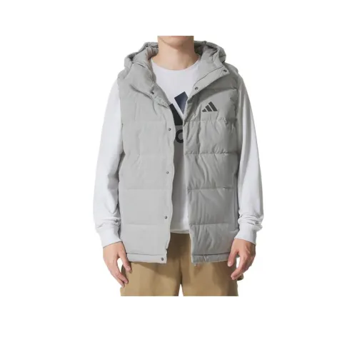 Adidas Gray Men's Down Vest Adidas Серый Мужской Пуховый жилет