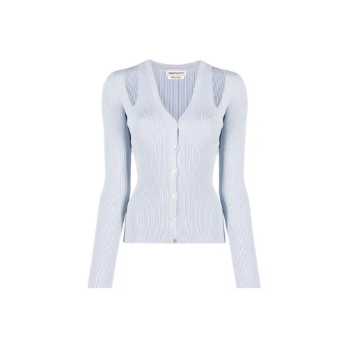 Alexander McQueen Трикотаж Женский Светло-Синий