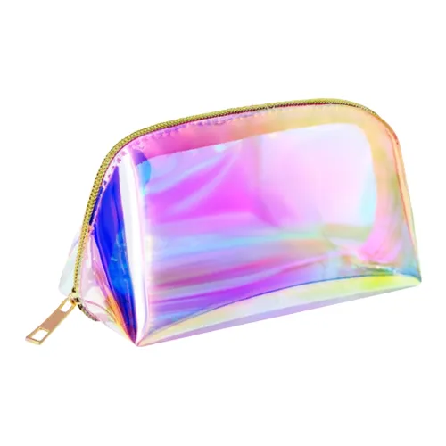 Meng Rong Корейский стиль Лазерный T ПУ (полиуретан) Оболочка Косметичка Прозрачный Водонепроницаемый Ослепительный цвет Портативная Сумка для туалетных принадлежностей