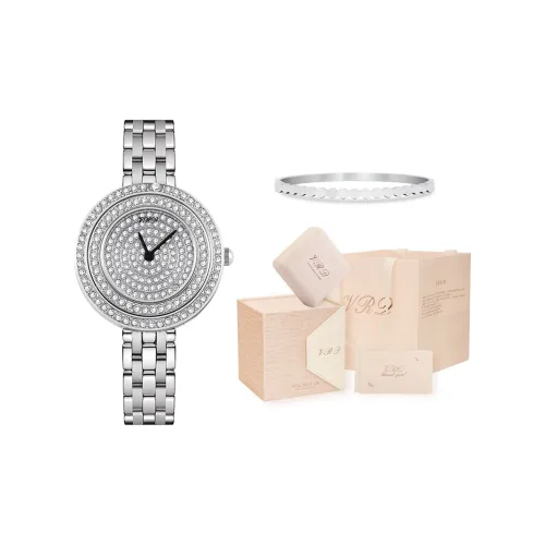 VRQ Possession Collection Mousse Кварцевый механизм Часы Женские Серебристый циферблат