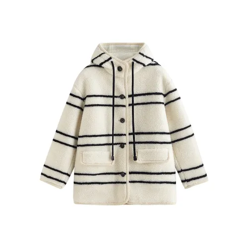 Inman Белый Женские Меховые изделия