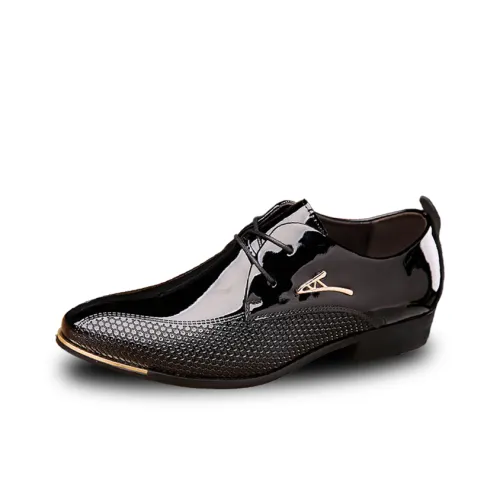 MH Повседневные кожаные туфли с низким верхом мужские