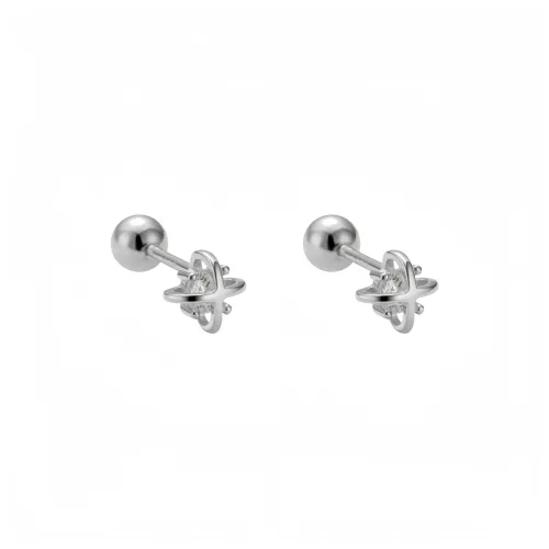 BKBU Титановые стальные серьги-гвоздики унисекс