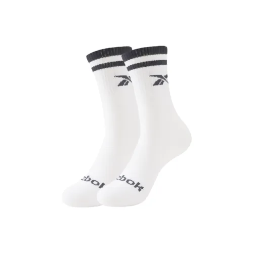 Reebok 2 пачки белых носков для баскетбола для мужчин