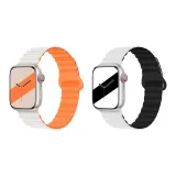 Яблоко, силиконовый ремешок, звездный свет, апельсин, белый, черный