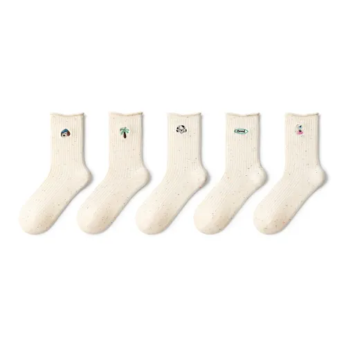 PRIMEET Носки Crew Женские упаковка из 5 пар