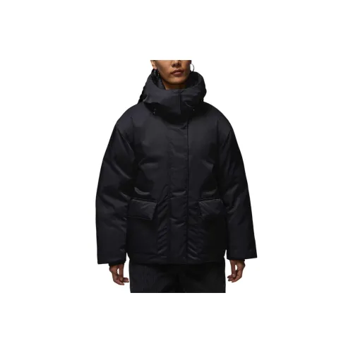 Jordan Black Women's Down Jackets Джордан Черный Женские Пуховики