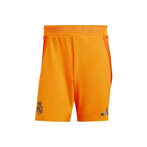 Adidas Real Madrid 2024 2025 Аутентичные Гостевые Шорты Футбол Нижняя Одежда Унисекс