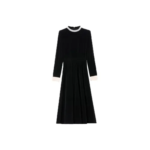 COVT Длинное платье с длинными рукавами женское