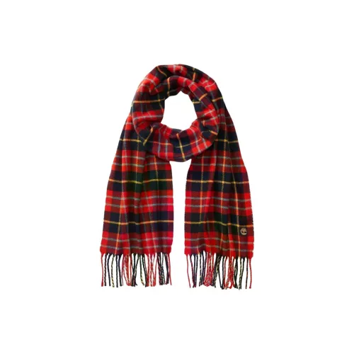 Timberland Вязаные шарфы Мужской Красный Черный