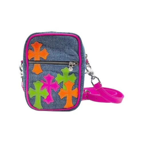 Chrome Hearts Denim Сумка через плечо Стандартная Унисекс Синяя