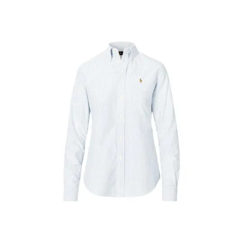 Polo Ralph Lauren Рубашка Женская Синяя Белая