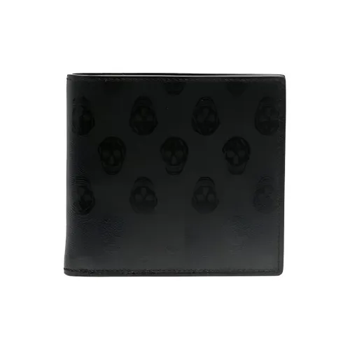 Alexander McQueen Кожа Кошелек Мужской Черный