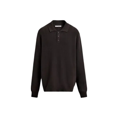 ZARA Шоколад Мужская Поло